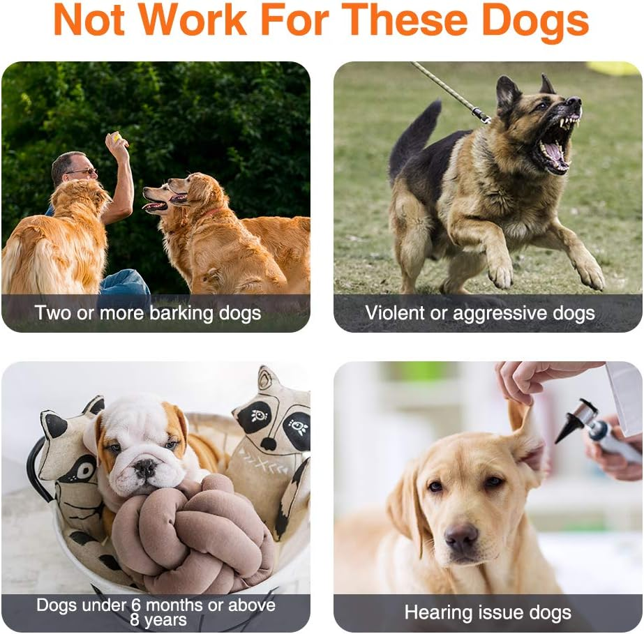 Anti Barking Control Device, Dog Barking Control, anti Bark Stopper Device for Outdoors and Indoors with 3 Adjustable Modes, Waterproof Dog Bark Control, Safe for Small Medium and Large Dogs image number 4