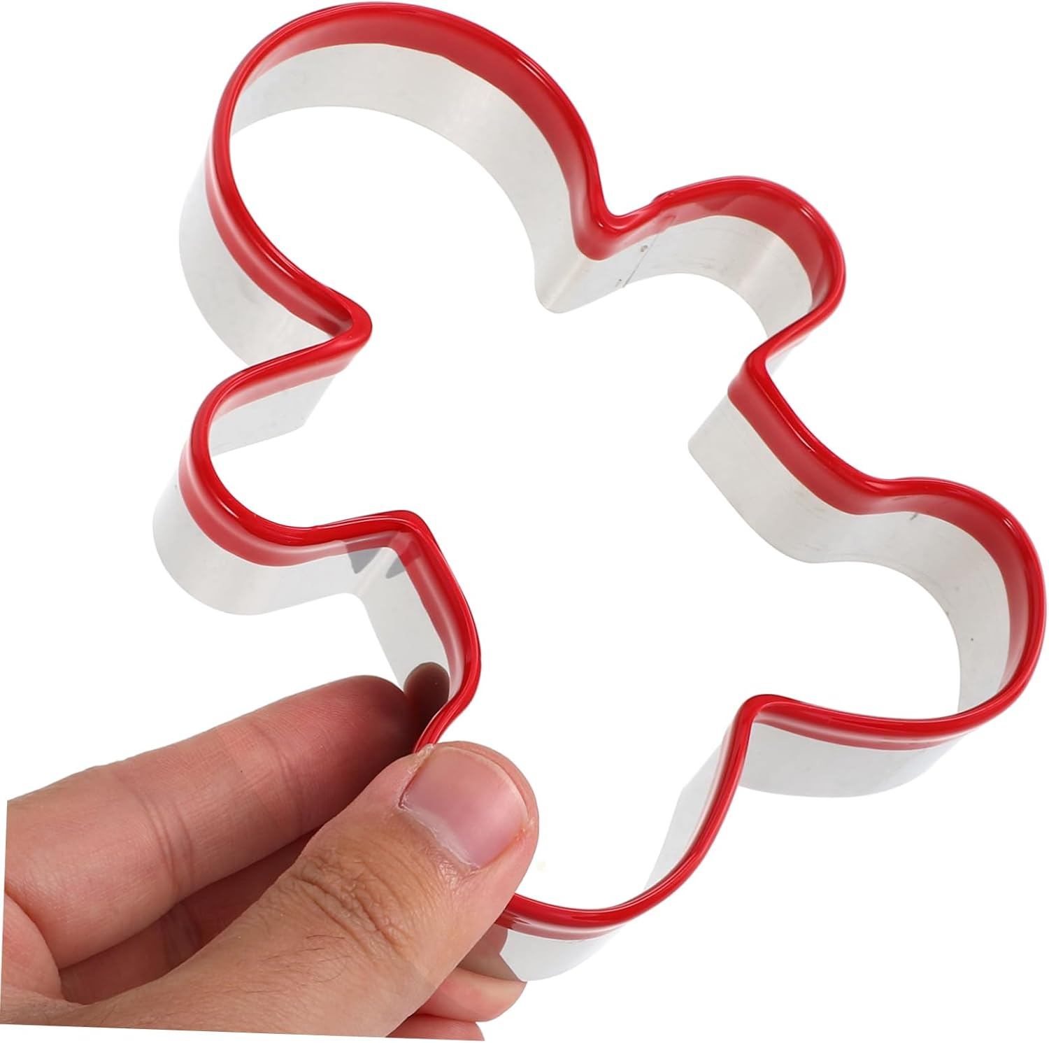 Luxshiny 3Pcs Gingerbread Man Mold for Cookie Baking Reusable Gingerbread Cutout Molds DIY Pastry Cutter for Christmas Cookie Shapes image number 2