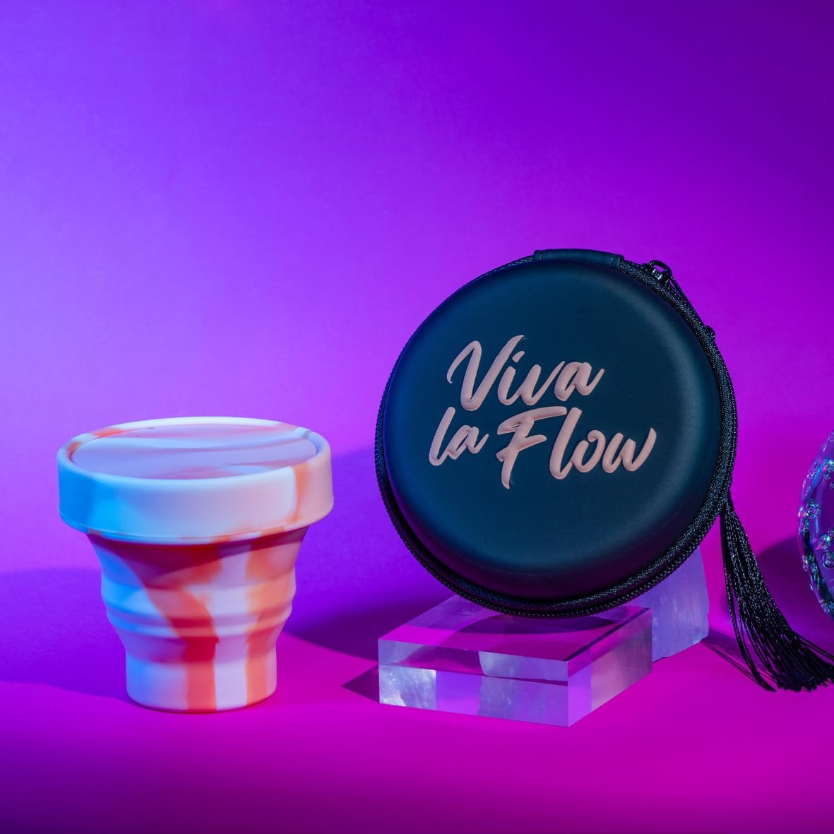 Sterilizer Kit for Menstrual Cup & Period Disc - Microwave Sterilizer - with Cute Portable Sterilizer Case & Flushable Period Wipes - Menstrual Cup Cleaner Kit for Maximum Feminine Care image number 4