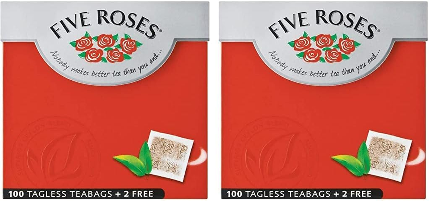 Five Roses Tagless 100 Tea Bags of 250 G image number 2