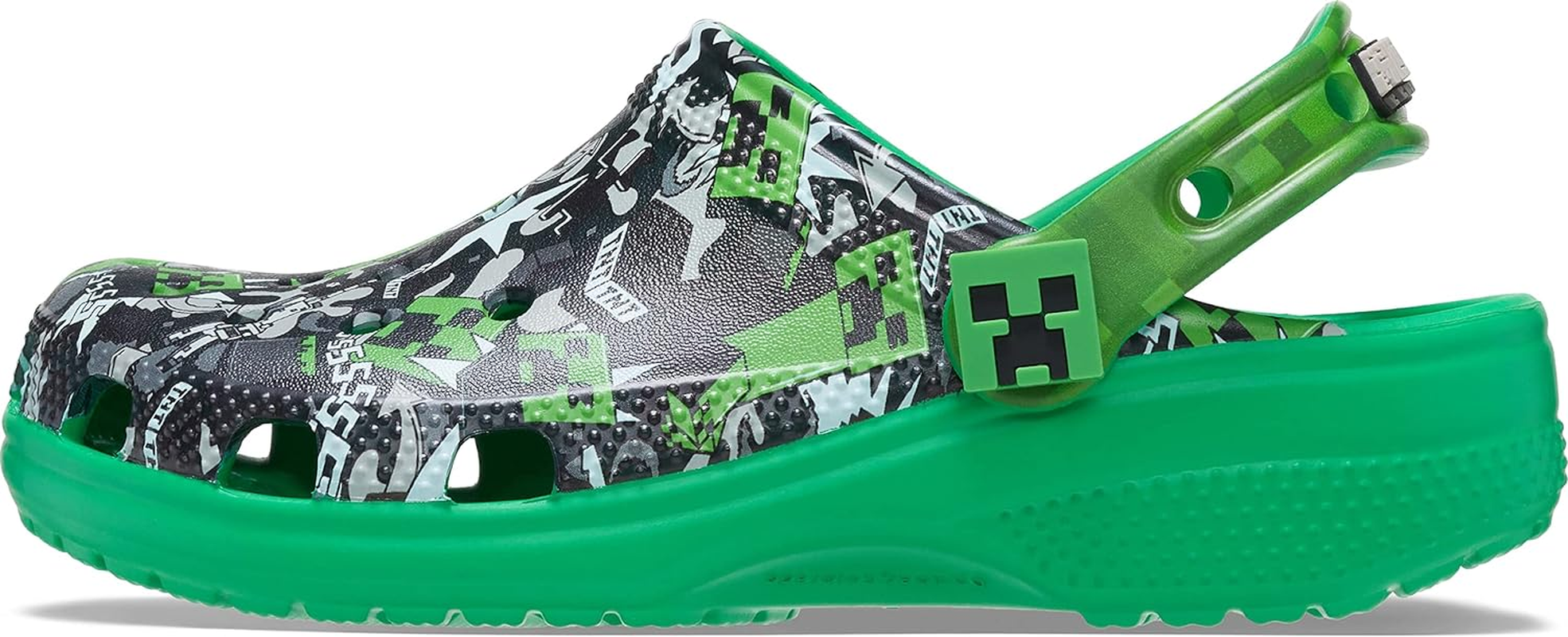 Crocs Unisex Children'S Minecraft Classic Clog K Wooden Shoes