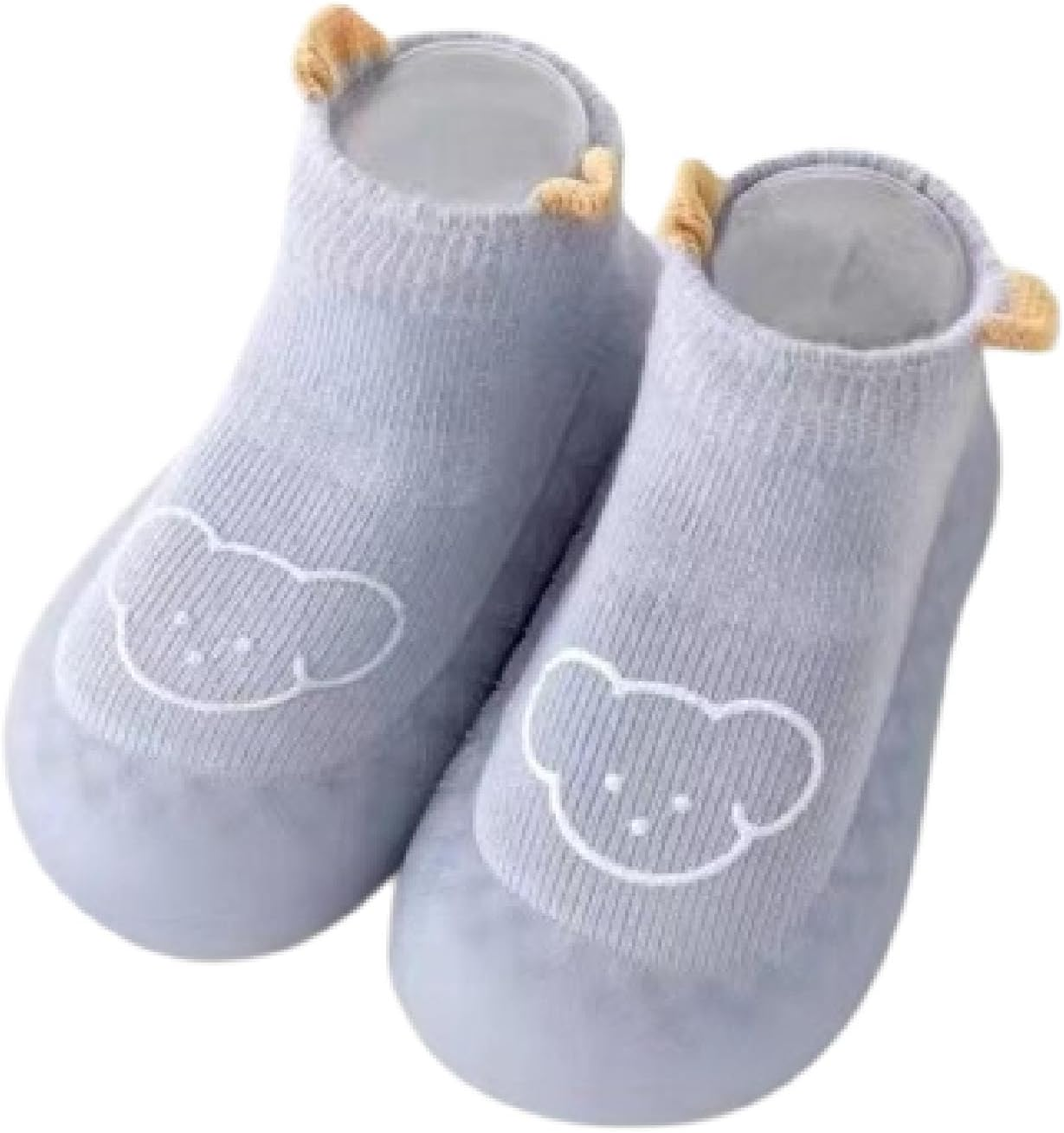 Baby Shoes First Time Walking Socks Shoes Non-Slip Lightweight Soft Rubber Soles Unisex Non-Slip Indoor Outdoor Floor
