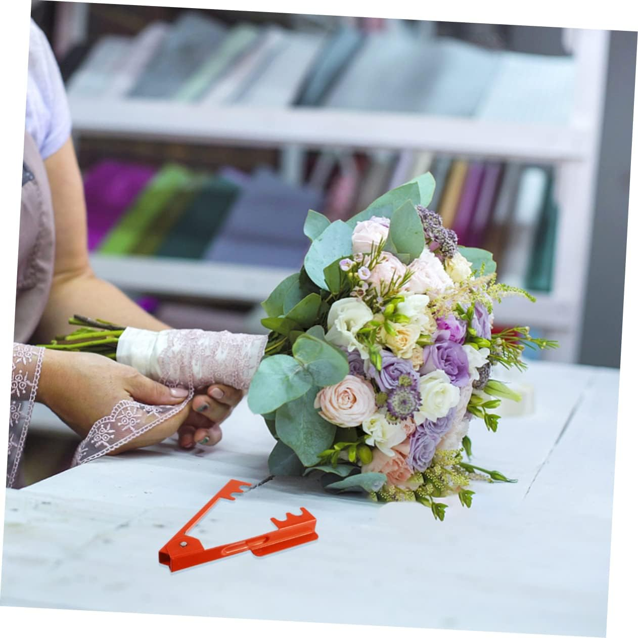 Yardenfun Rose Thorn Stripping Tool 2Pcs Iron Stem Cleaner for Roses Leaf Remover Spring Action Handle Sturdy Floral Thorn Remover Garden Pruner image number 6