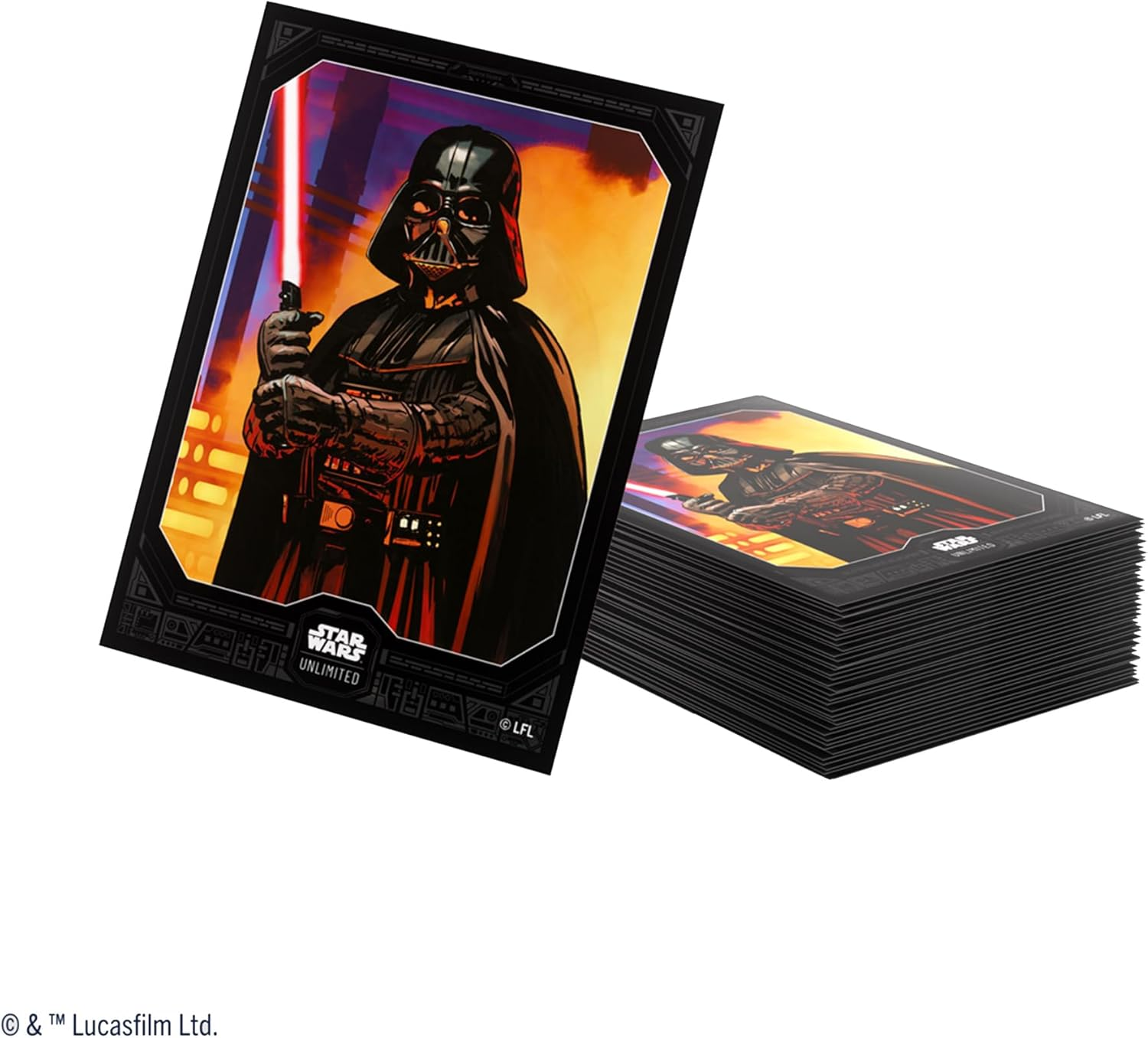 Gamegenic Star Wars Unlimited Art Sleeves Double Sleeving Pack - Darth Vader image number 5