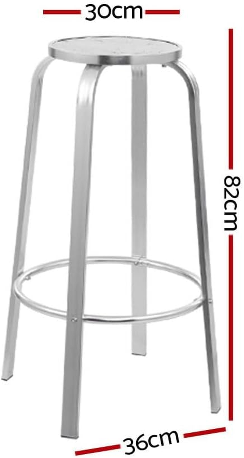 Gardeon Outdoor Bar Stools Patio Furniture Indoor Bistro Kitchen Aluminum X2 image number 2