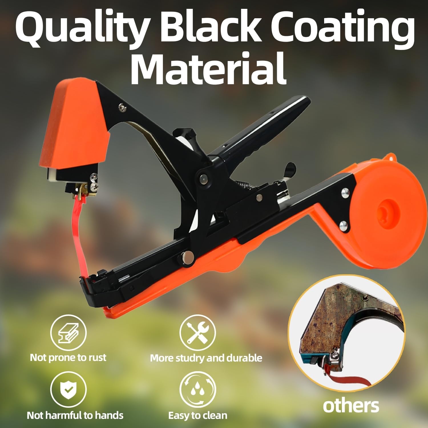 SUCA Plant Tying Machine, Cattle Panels for Garden, Vine Tool with 10000Pcs Staples, 21 Rolls Tape Gun for Grapes, Tapener (Tapetool Set 1Pcs) image number 6