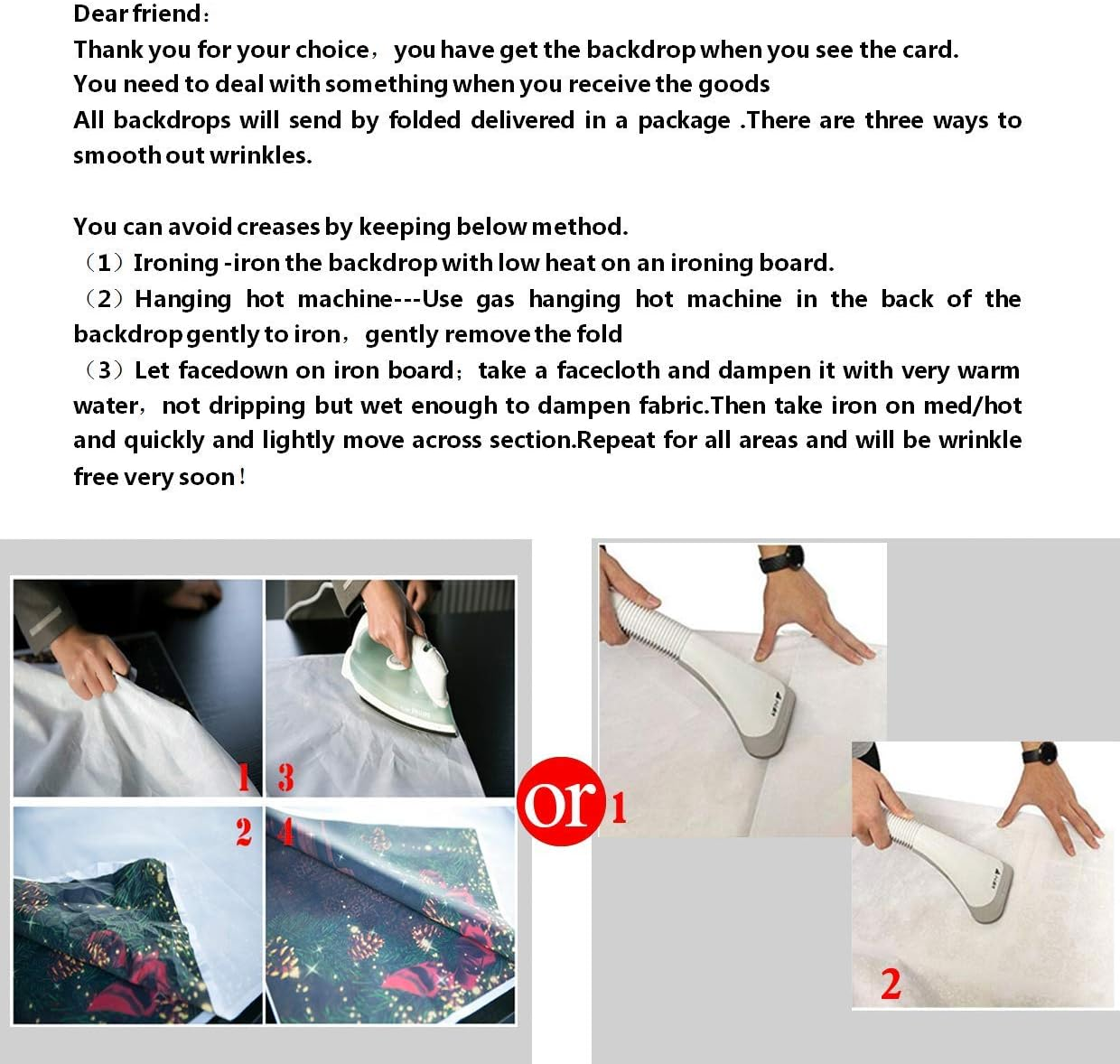 LYWYGG 8X10FT Ice and Snow White World Photography Backdrops Background Christmas Winter Snow Ice Crystal Pendant World for Children Photo Studio Props Backdrop CP-13-0810 image number 2