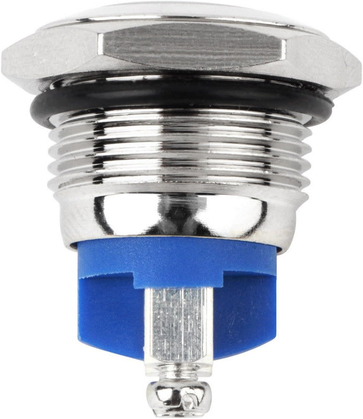 2X 16Mm Anti-Vandal Momentary Metal Stainless Steel Push Button Switch Flat Top image number 3