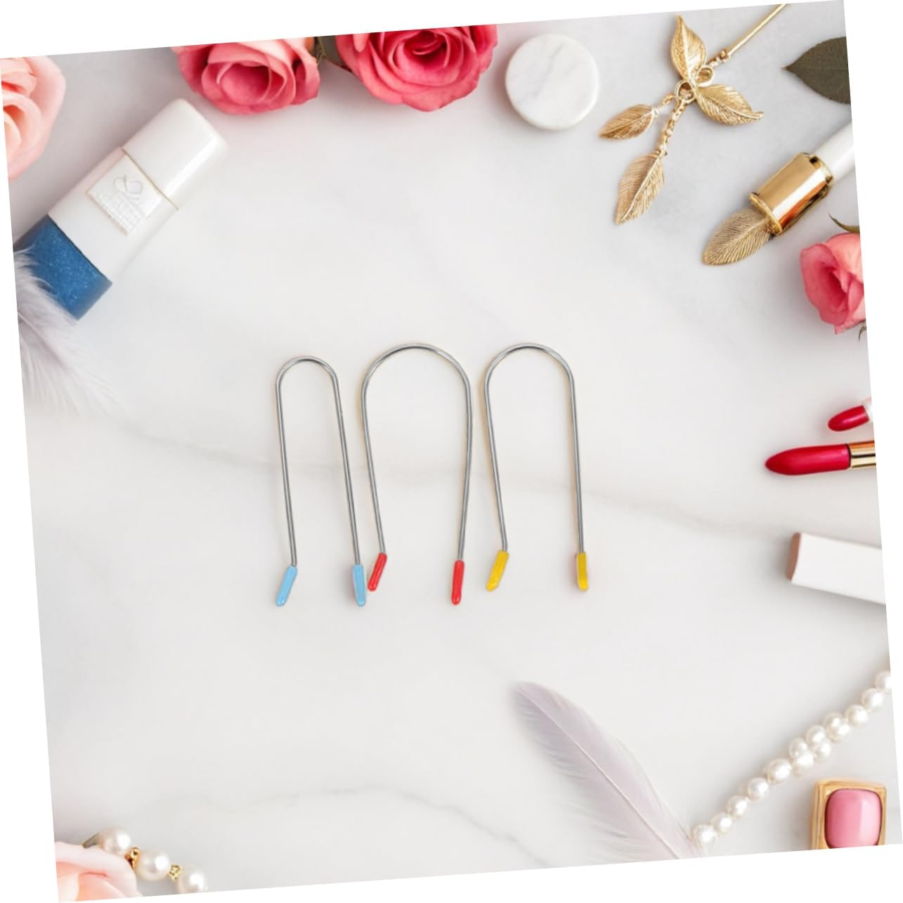 Generic 1 Set Electric Hot Curler Clips Replacement Kit U Shaped Roller Clamps for Quick Styling with Safe for All Hair Types for Daily Use image number 4