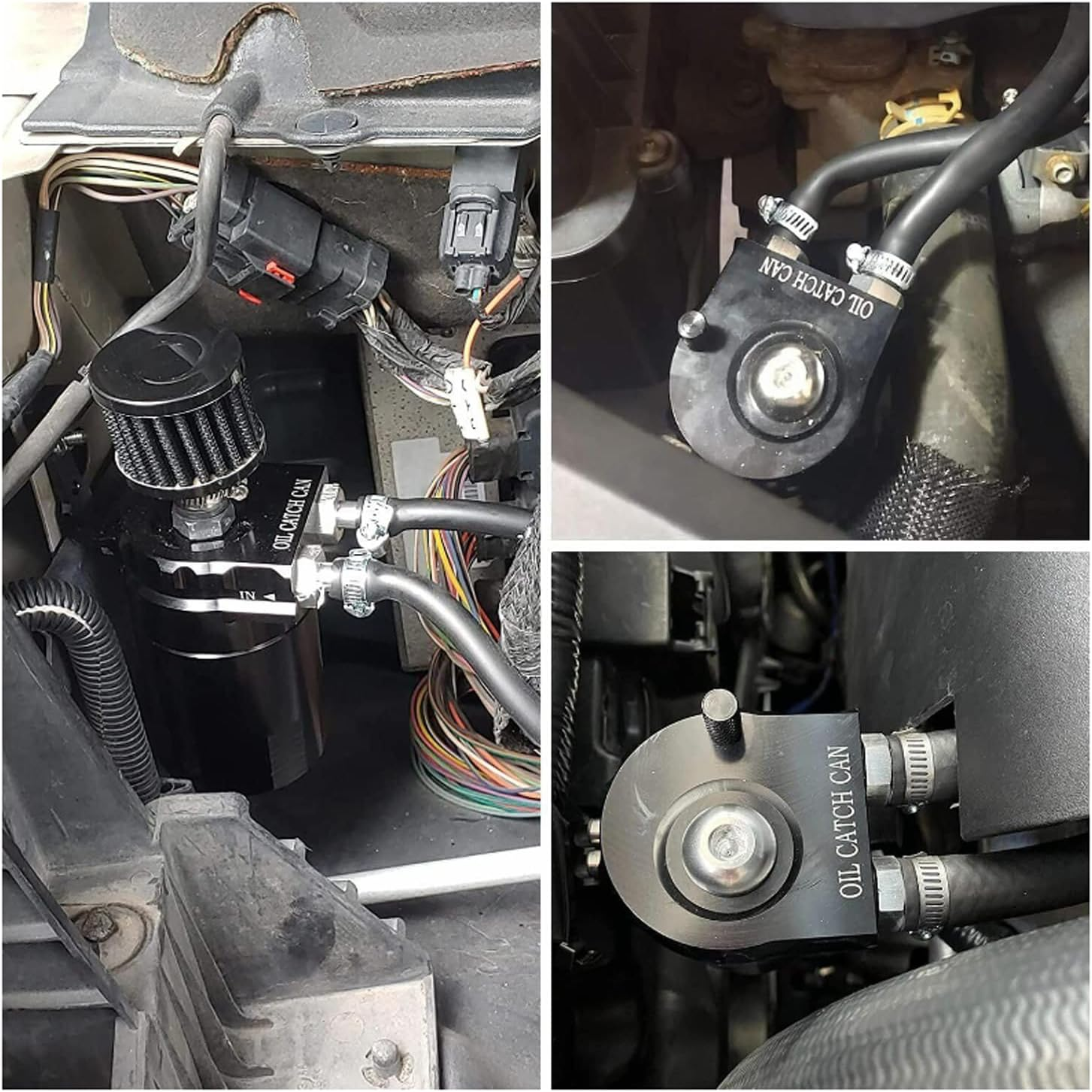 16Mm Hose Catch Can Crankcase Universal Kit for Provent 200 Diesel Oil image number 2