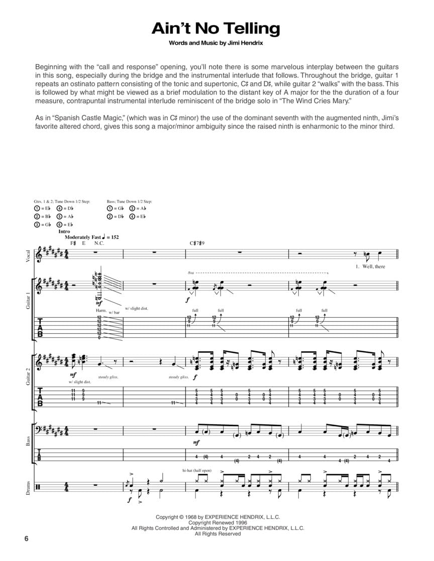 Jimi Hendrix - the Complete Scores