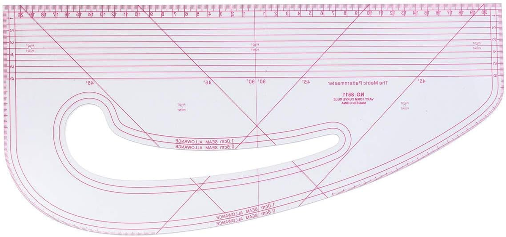 Hvlystory Pattern Maker Fashion Designing Ruler Multi Purpose Garment Making Marking Curve Ruler image number 3