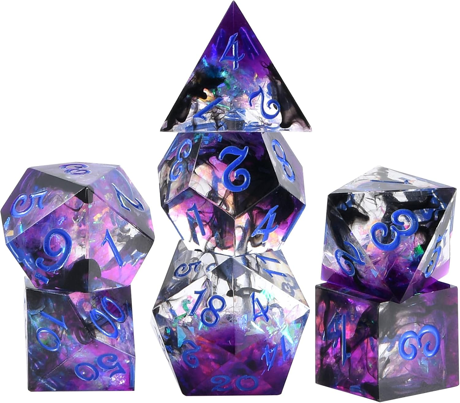 Oricraft D20 Yellow Duck Dice DND Dice Set Cute Duck inside DND Gaming Dice Polyhedral Role Playing Game Dungeons and Dragons Dice