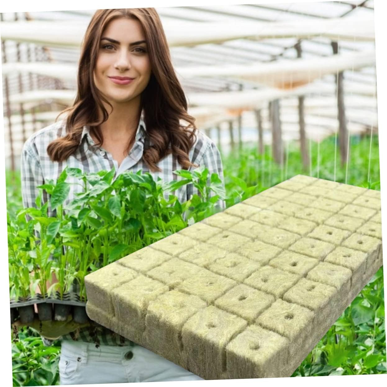 CANIGHT 100Pcs Mushroom Substrate Blocks Plant Nursery Blocks Easy to Use Garden Supplies image number 6