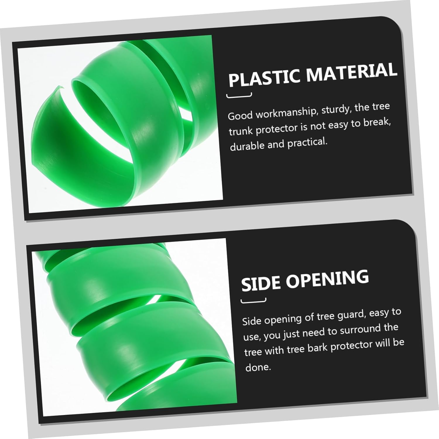 2Pcs Outdoor Tree Trunk Tubes Tree Wrap Protectors Trunk Guards for Saplings Fruit image number 6