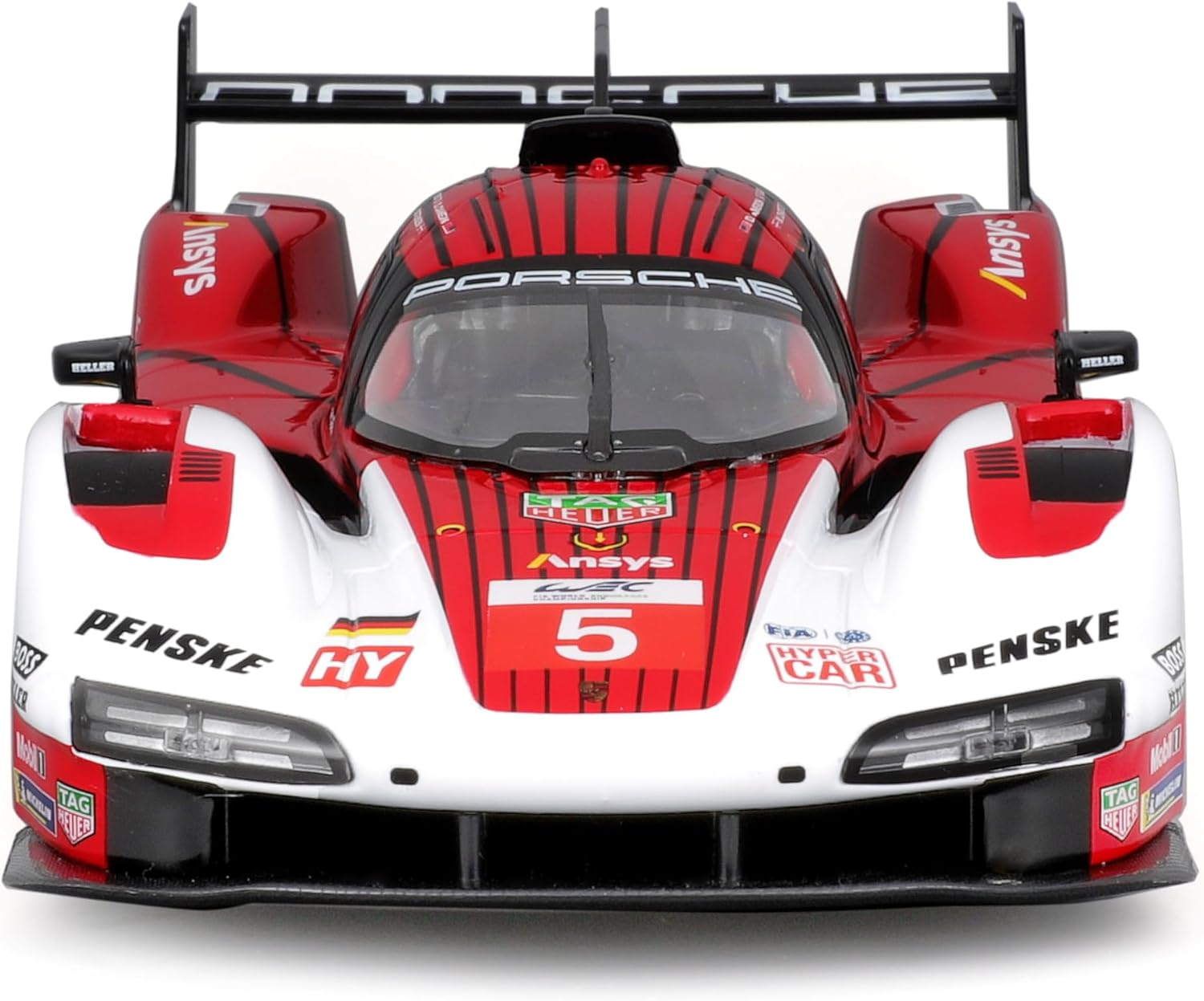 Bburago Porsche 963-2024: Discover the Metal Replica Racing, with Detailed Interior, Doors and Hood for Opening, Offers an Authentic Experience in 1:24 Scale image number 5