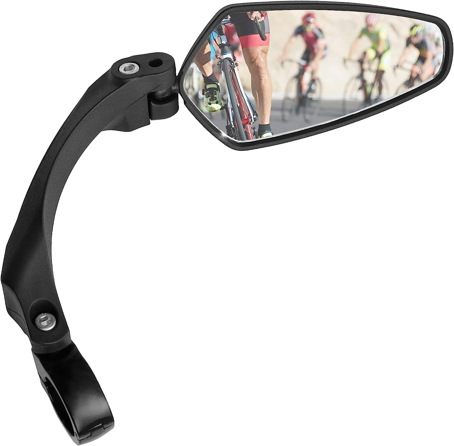 Handlebar Bike Rearview Mirror,Hd Wide Angle Bicycle Rear View Mirror,Adjustable Bike Mirror for Mountain Road Bike,Ebike,Scooter and Motorcycle(Right) image number 5