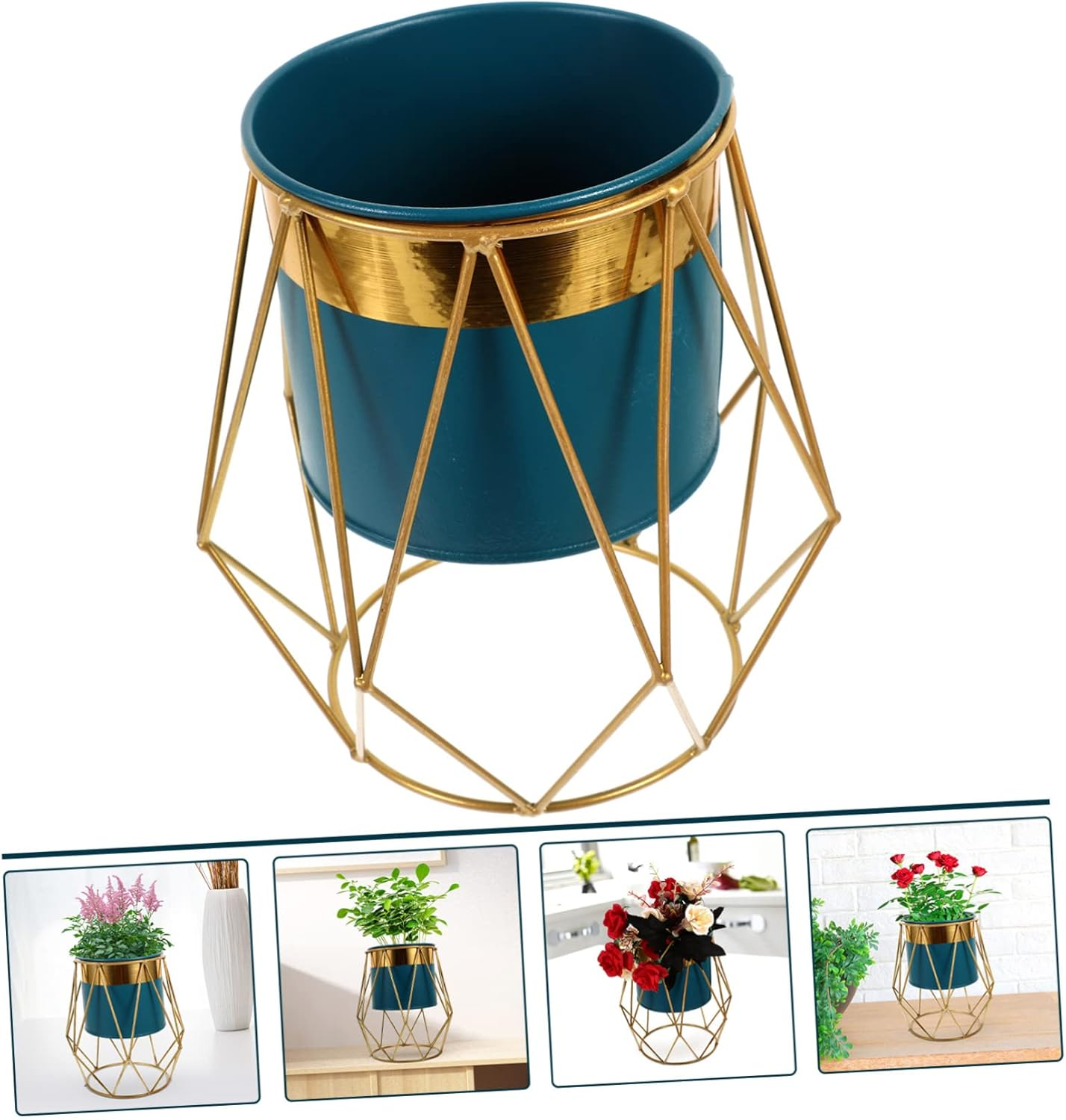 Nordic Flower Pot Stand Durable for Outdoor Use Enhance Your Garden Aesthetics Random Color image number 4
