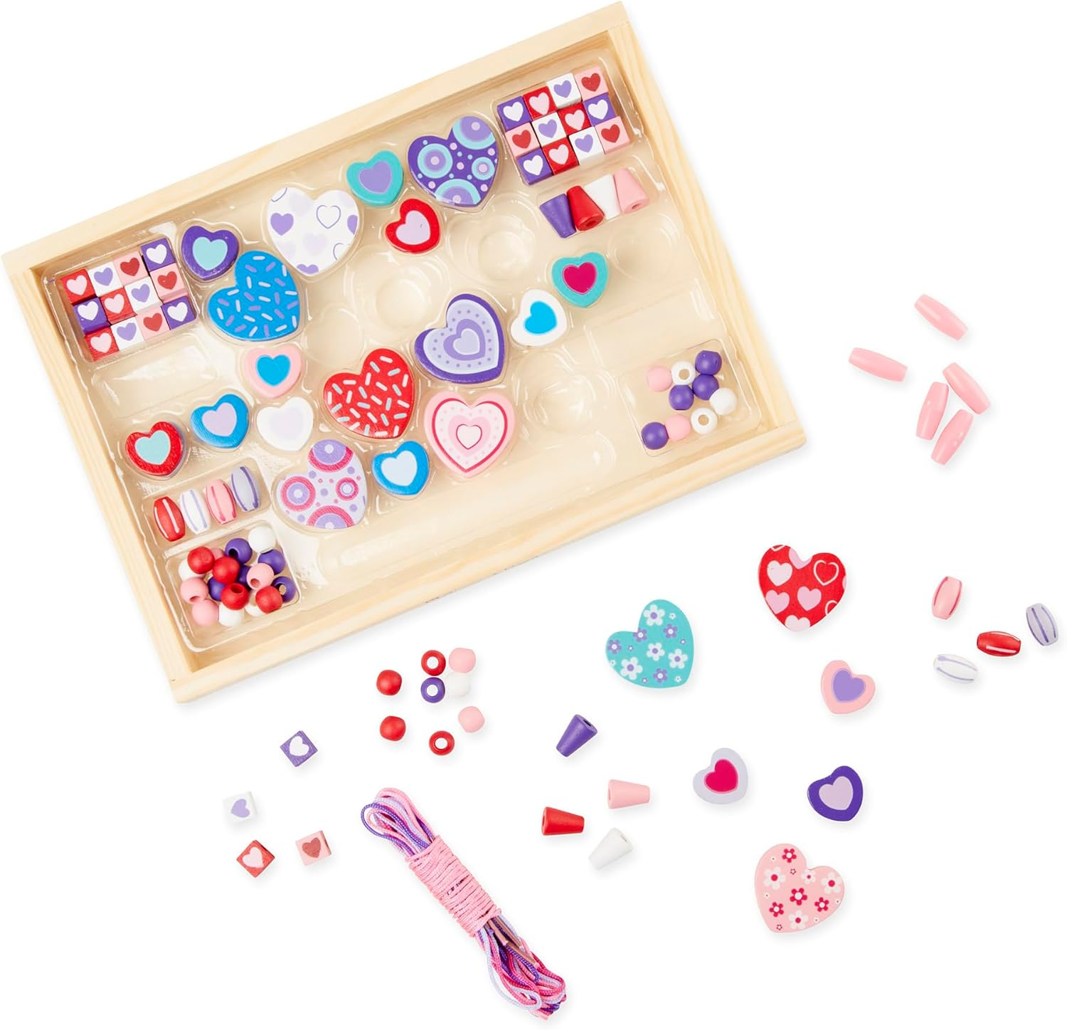 Melissa & Doug - Sweet Hearts Bead Set image number 5
