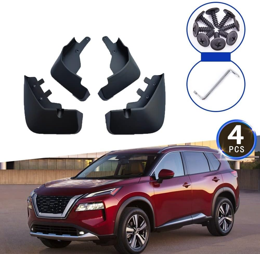 Car Mudguards for N&Issan for X-Trail T33 2021 2022 2023 Mud Flap Mudguards Splash Guard Front Rear Fender Accessories Mud Guards Front Rear image number 3
