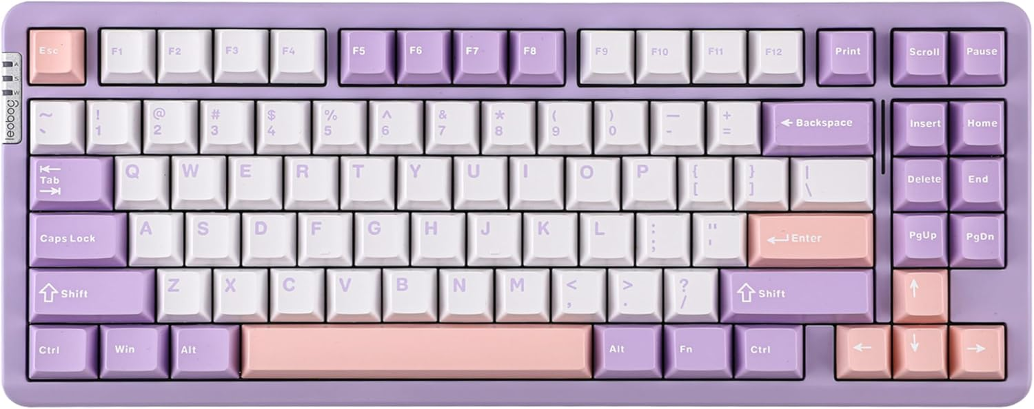 EPOMAKER X LEOBOG HI86 Wireless Gaming Keyboard, Gasket Aluminum Mechanical Keyboard with Spray-Painted Finish, Hot Swap Programmable Keyboard, RGB Backlit for Win/Mac/Gaming (Purple) image number 4