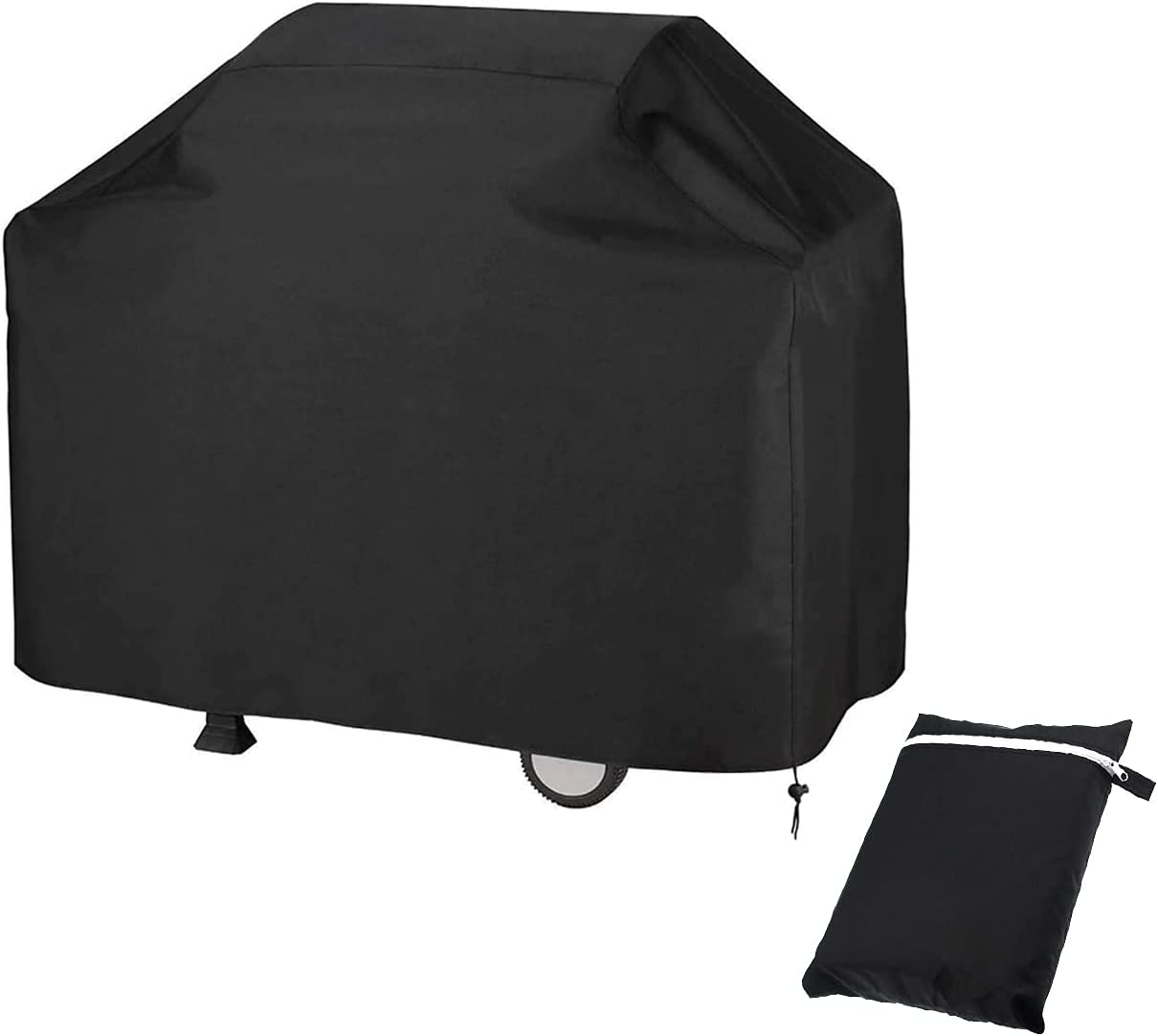 BBQ Cover Adjustable Grill Dedicated Waterproof Gas Grill Cover for Weber Char-Broil Brinkmann Tepro Etc UV &Dust Resistant Oxford Durable Material for Outdoor Indoor (Xl:67In) image number 2