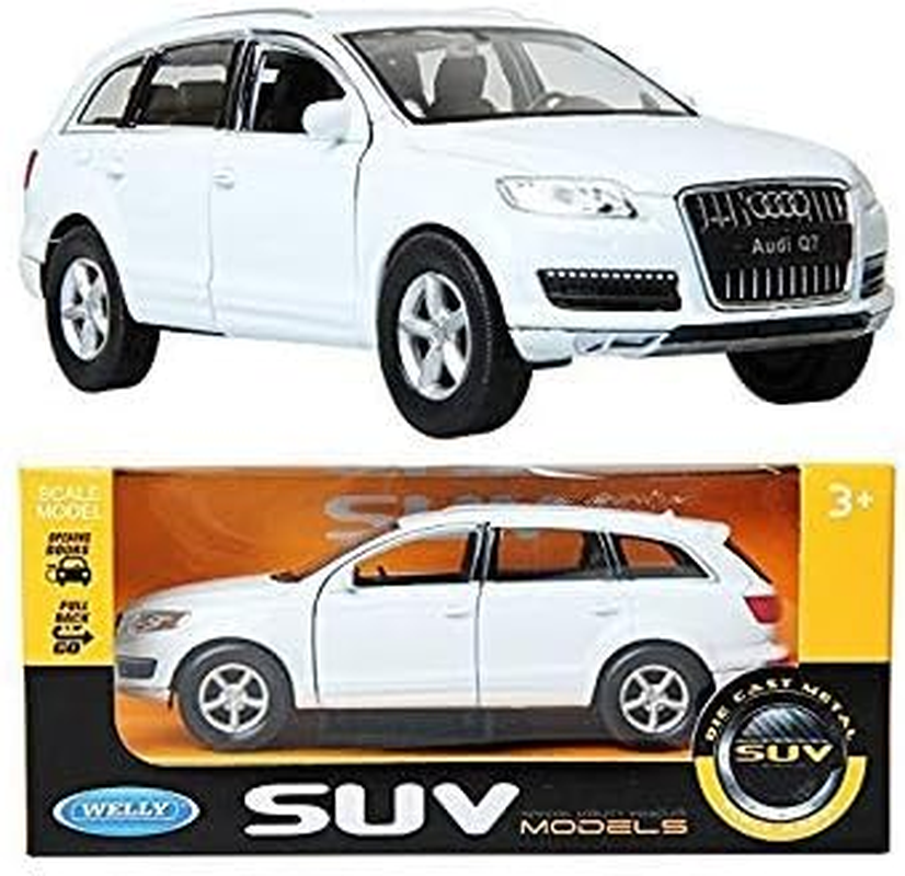 Welly 1:33 2010 Audi Q7 / White/Children/Toy/Die-Cast Toy/Miniature Car