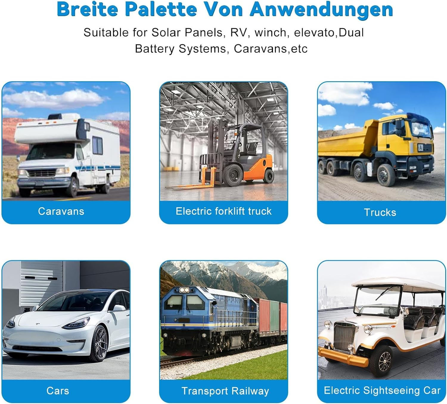 50 AMP Anderson Plug Connector, PIOGHAX 10 Pcs Battery Connection Quick Connector with 6AWG Silver Plated Copper Terminals,12-24V Outdoor DC Solar RV Power image number 6