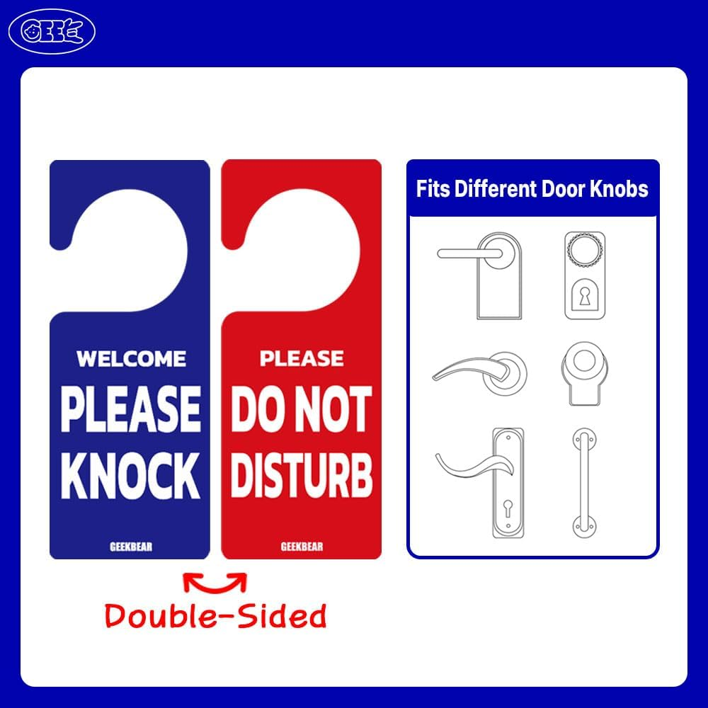 Do Not Disturb Door Hanger Sign (06. Dance, 2 Pack) image number 1