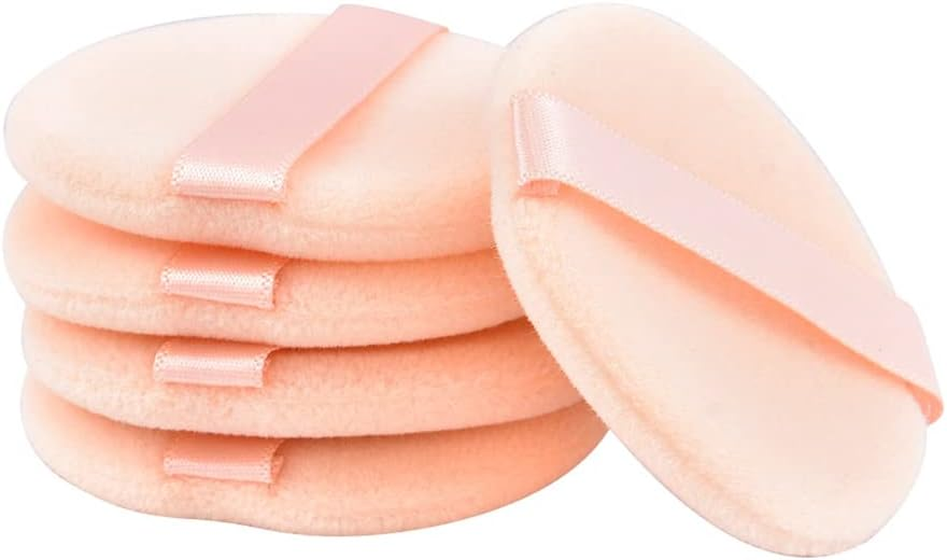 BIGTEDDY 4 Count Medium Makeup Sponge Powder Puffs Pads Face Blender Cosmetic Tool - Synthetic - round - for Applying Powder Cosmetics, Setting Makeup image number 4