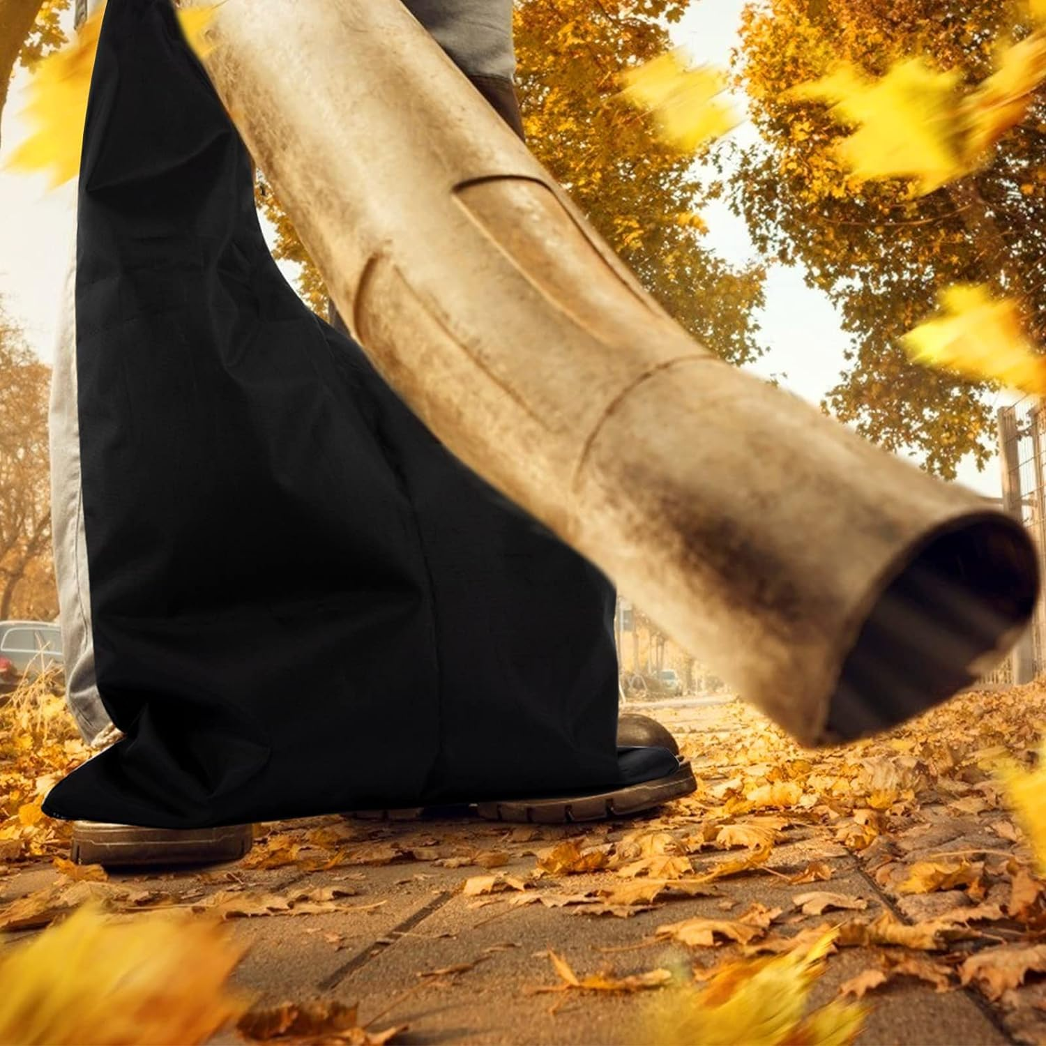 Universal Leaf Vacuum Blower Bag Bottom Debris Dump Bag, Waterproof Leaf Blower Bag Replacement, Compatible with Leaf Blowers and Ultra Blower Rake, Suitable for Most Blowers image number 1