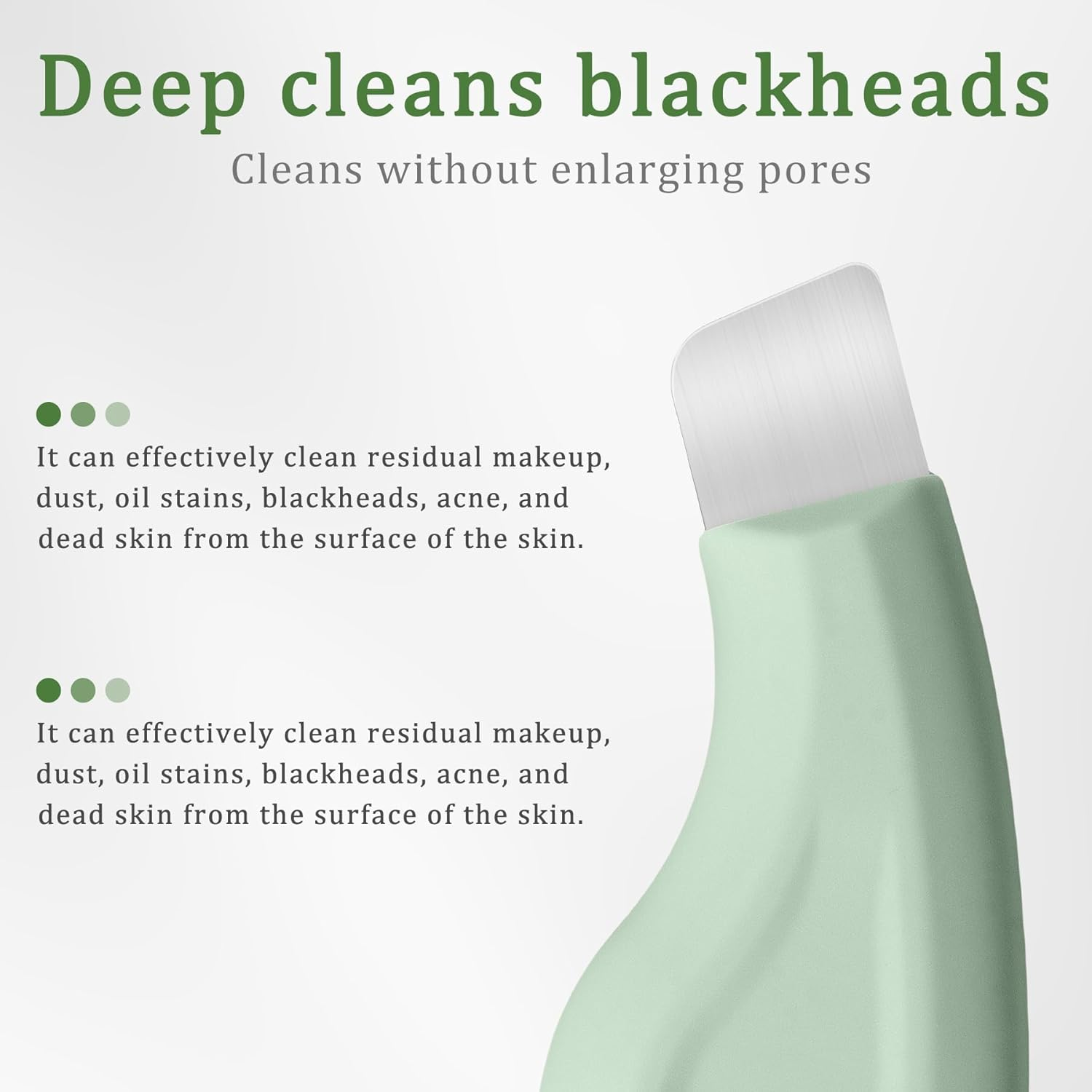 Blackhead Remover Tools - Nose Scraper for Blackheads Pore Clean Scraper Facial Deep Cleansing Tool,Safe & Made from Silicon