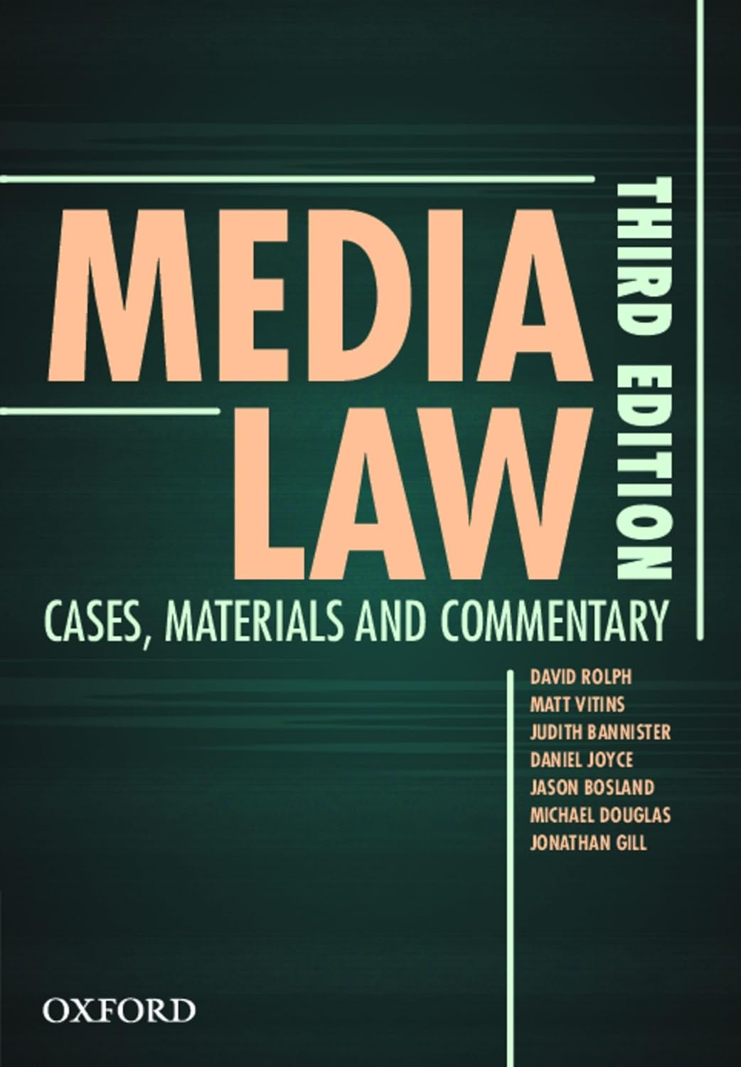 Media Law: Cases, Material and Commentary