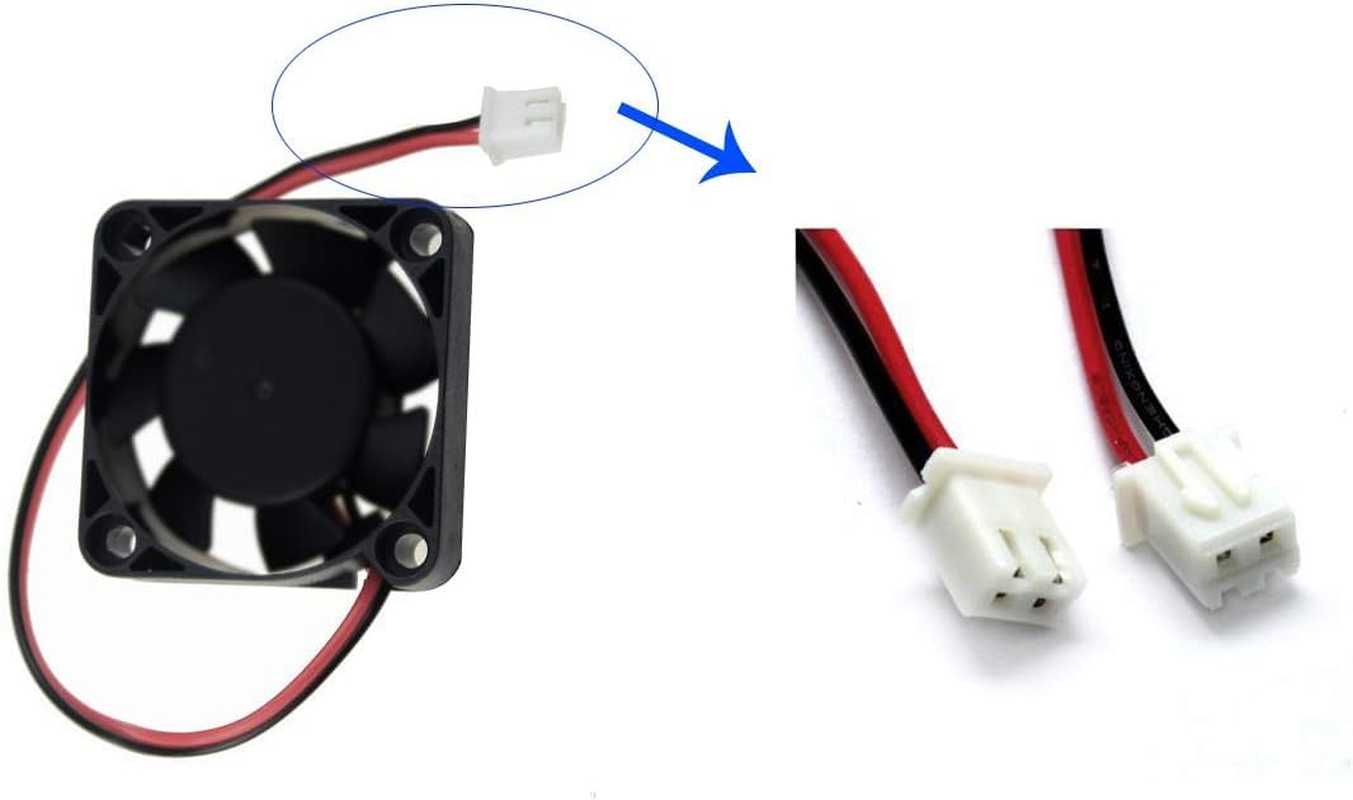 2Packs 40Mm X 40Mm X 10Mm 4010 12V 0.15A Brushless DC Cooling Fan 2Pin image number 5