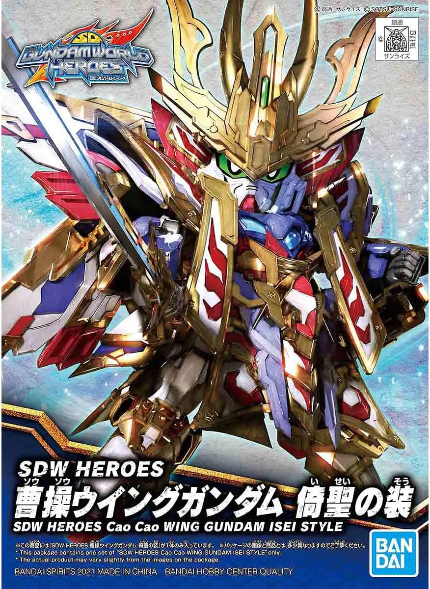 Bandai Hobby - SDWH Heroes Cao Cao Wing Gundam Isei Style Model Kit image number 1