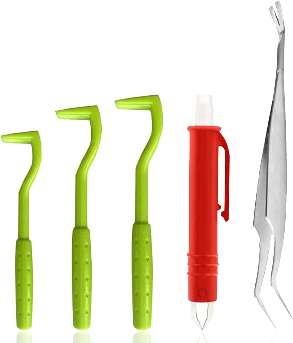 5PCS Tick Removal Tool Tick Picker Flea Removal Tool, Home Sake Tick Removal Tool Ultra-Safe Tick Remover, Tick Hook Removal Tool Kit Remove Ticks Pet Comb Pet Supplies for Dogs, Cats and Human image number 5