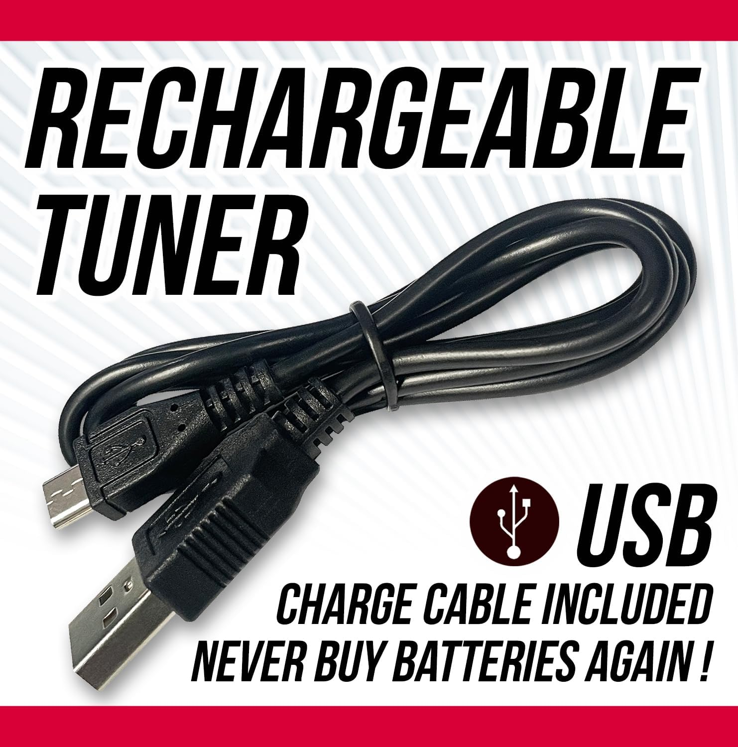 SNARK ST-8 Titanium Rechargeable Guitar Tuner (ST8-TITANIUM) image number 3