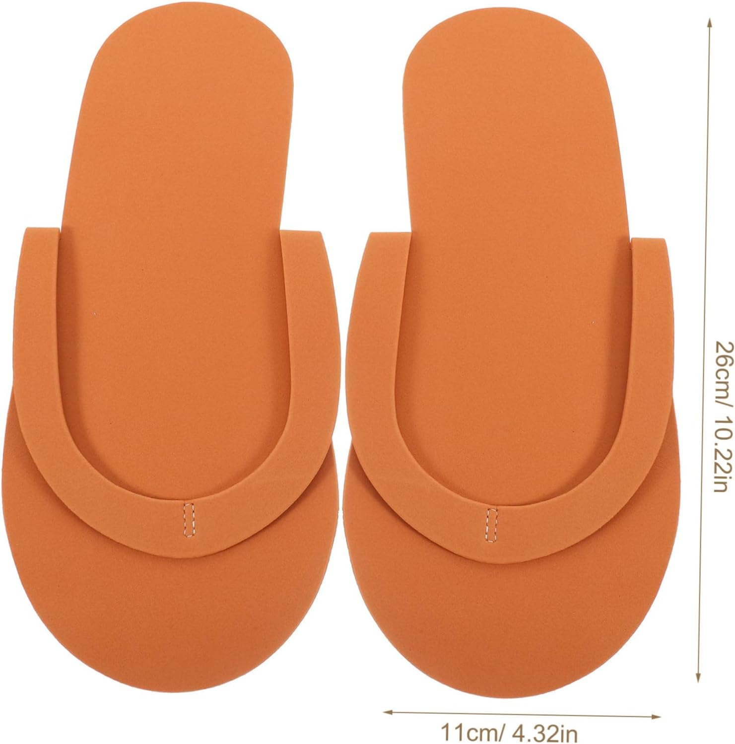 Beaupretty 12Pairs Eva Disposable Slippers for Women Orthopaedic Flip-Flops Manicure Slippers