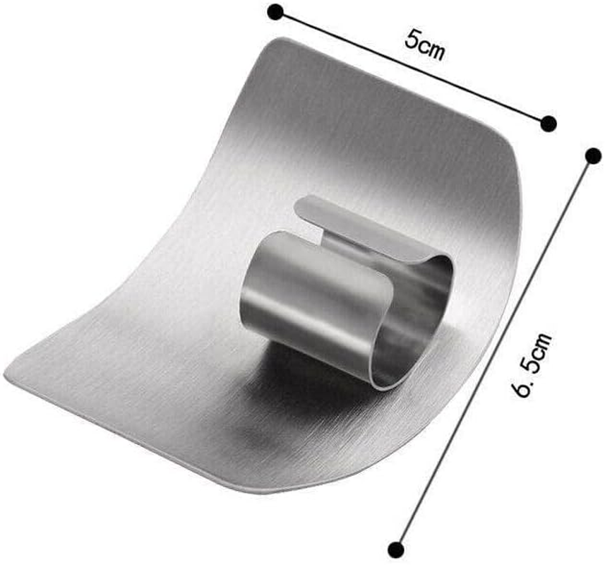 AIMALL Kitchen Slice-Knife Cut Hand Guard Stainless Steel Safe Tool Finger Protector, Durable Tool for Fruit & Vegetable Preparation image number 3