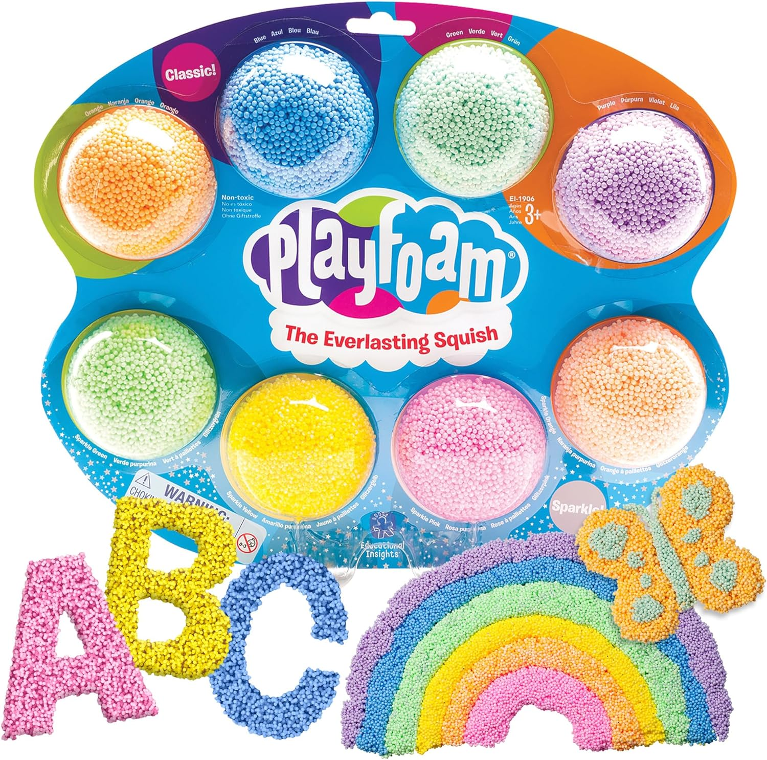Educational Insights Playfoam Glow-In-The-Dark 4-Pack image number 6