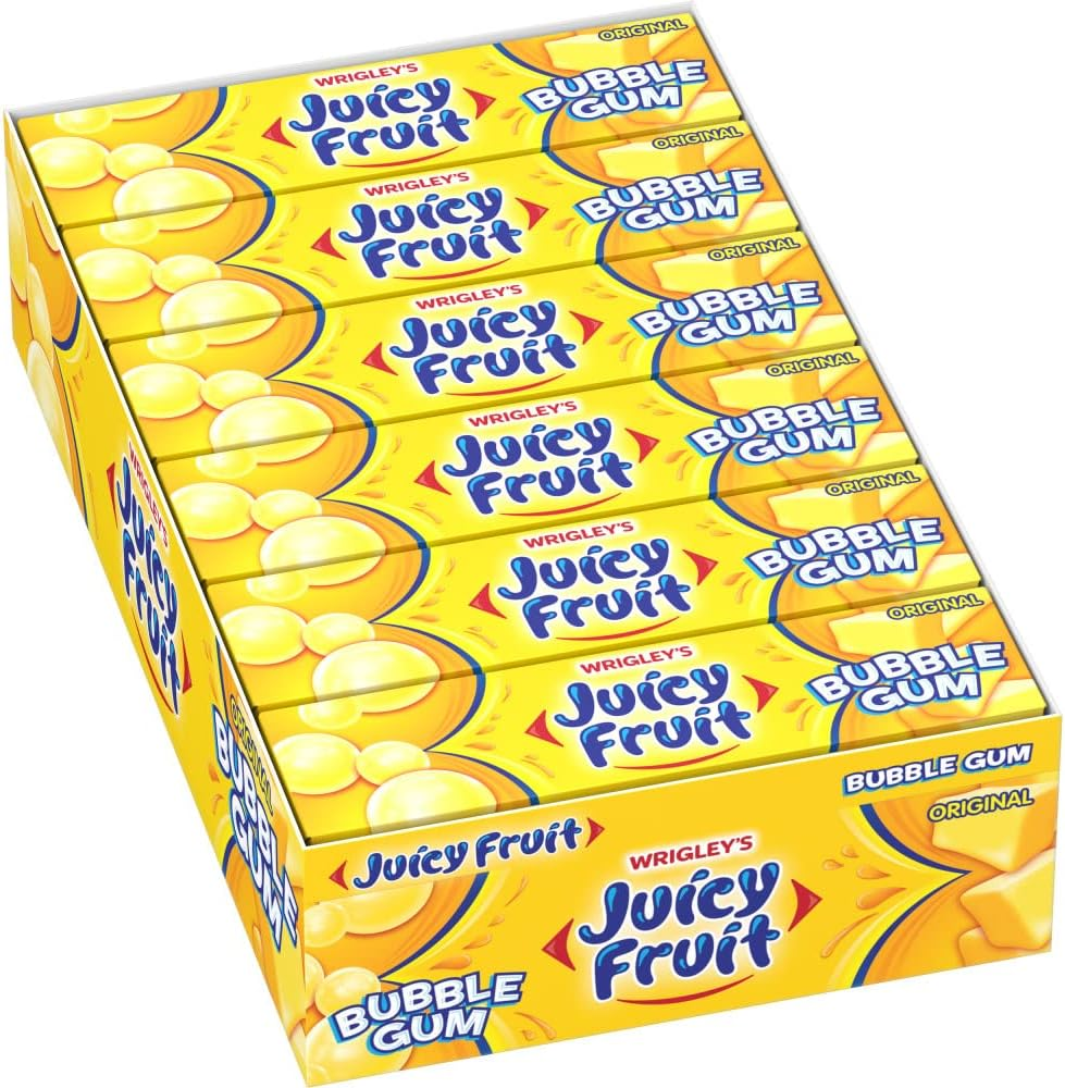 Juicy Fruit Gum Original Bubble Chewing Gum, 5 Count (Pack of 18) image number 3