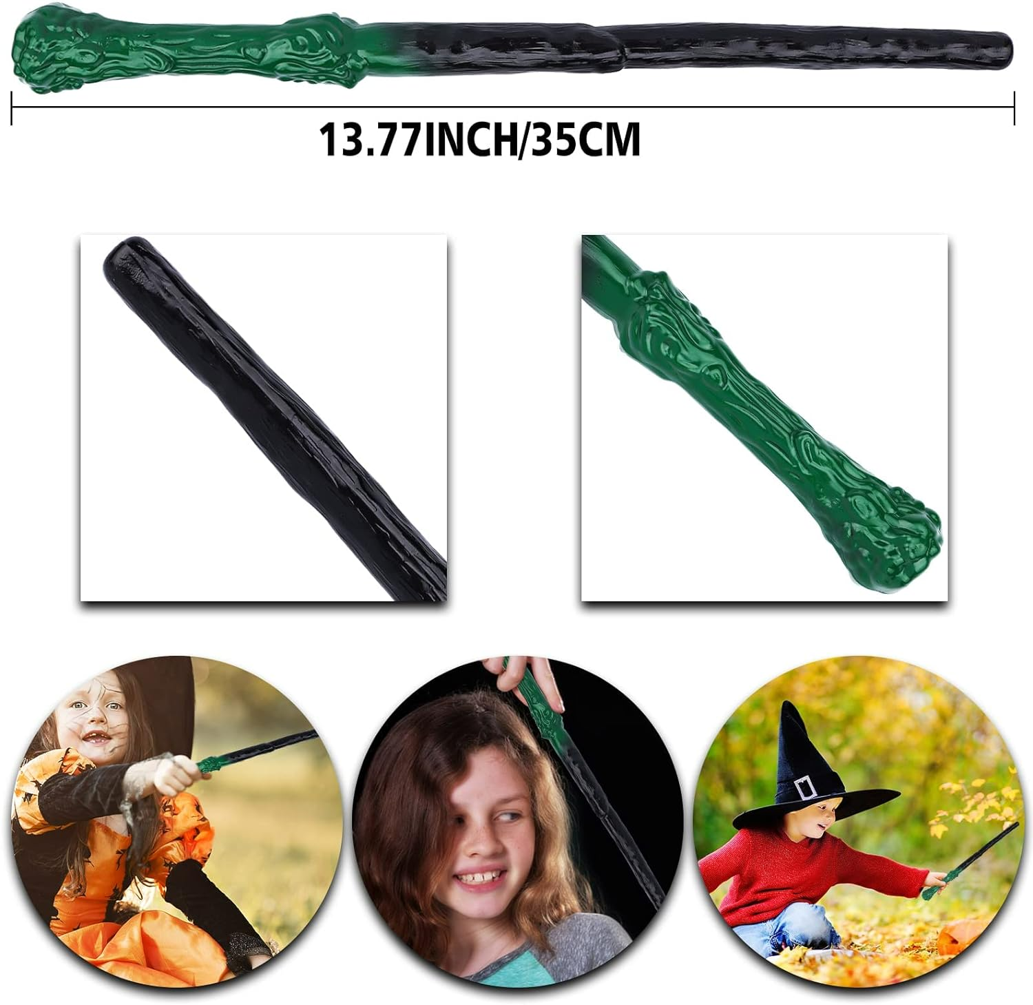 Wizard Costume Robe Magic Cloak 6 Pcs Set Cape Cosplay Costume Dress up Party Halloween image number 2