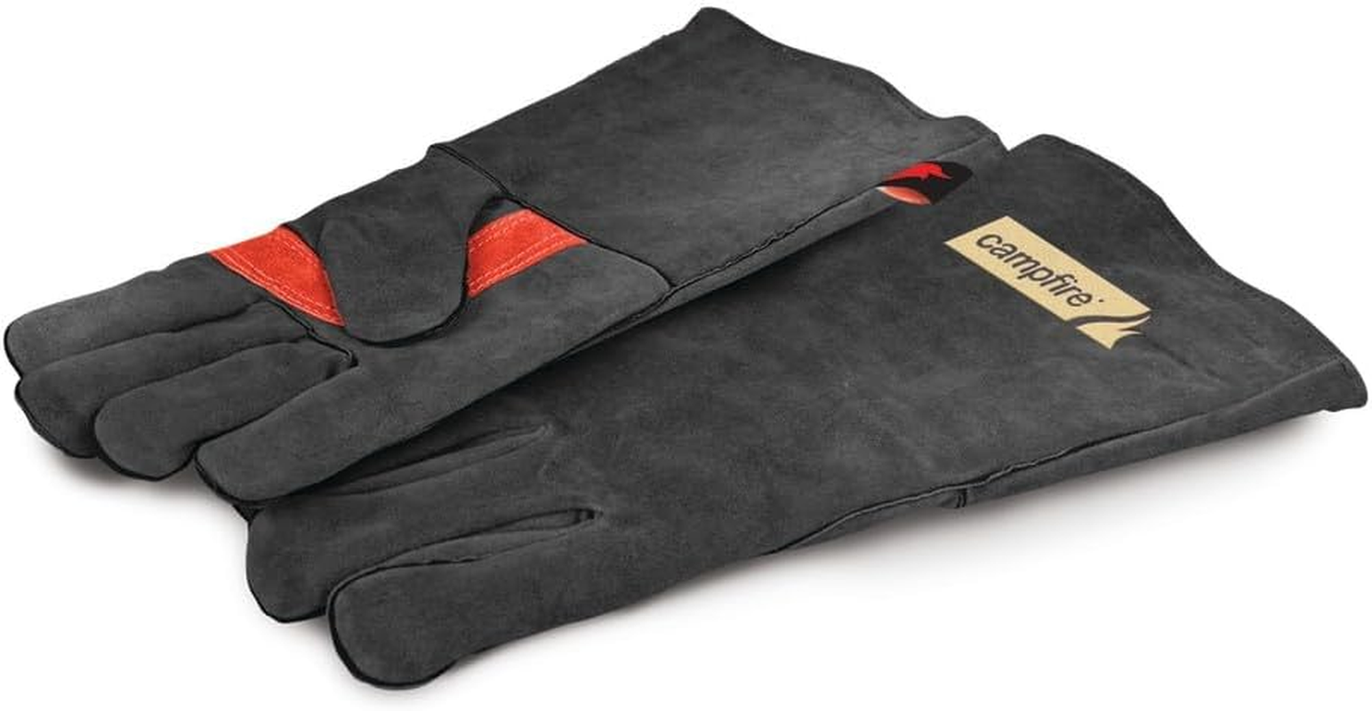 Campfire Protective Leather Gloves, 35.5 Cm Length