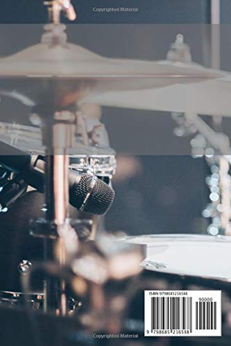 Drummer'S Notebook: Blank Staves | 100 Pages | Write Your Patterns image number 1
