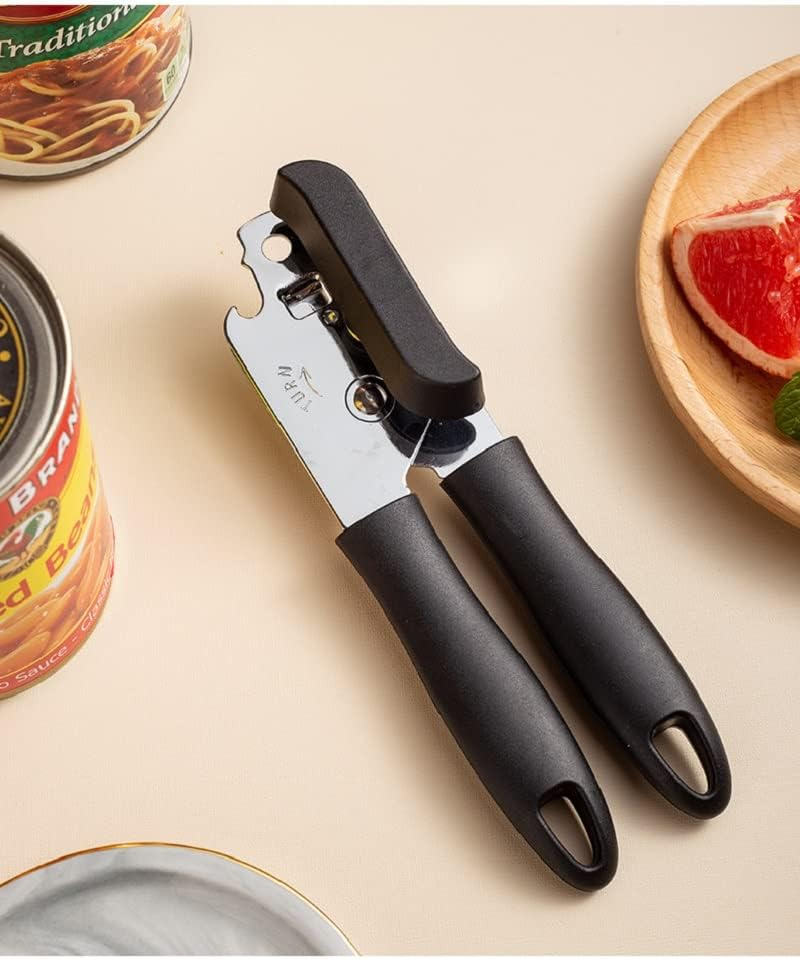 HIGHROCK Multi-Function Opener Kitchen Can Opener, Jar Opener & Tin Opener, Manual Can Opener, Portable Can Opener (Black) image number 4