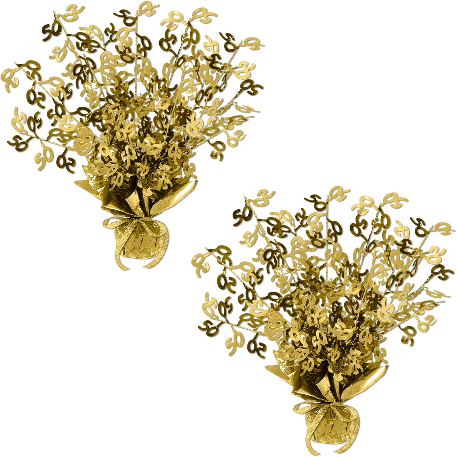 50 Gleam 'N Burst Gold Centerpiece Pack of 2 image number 5