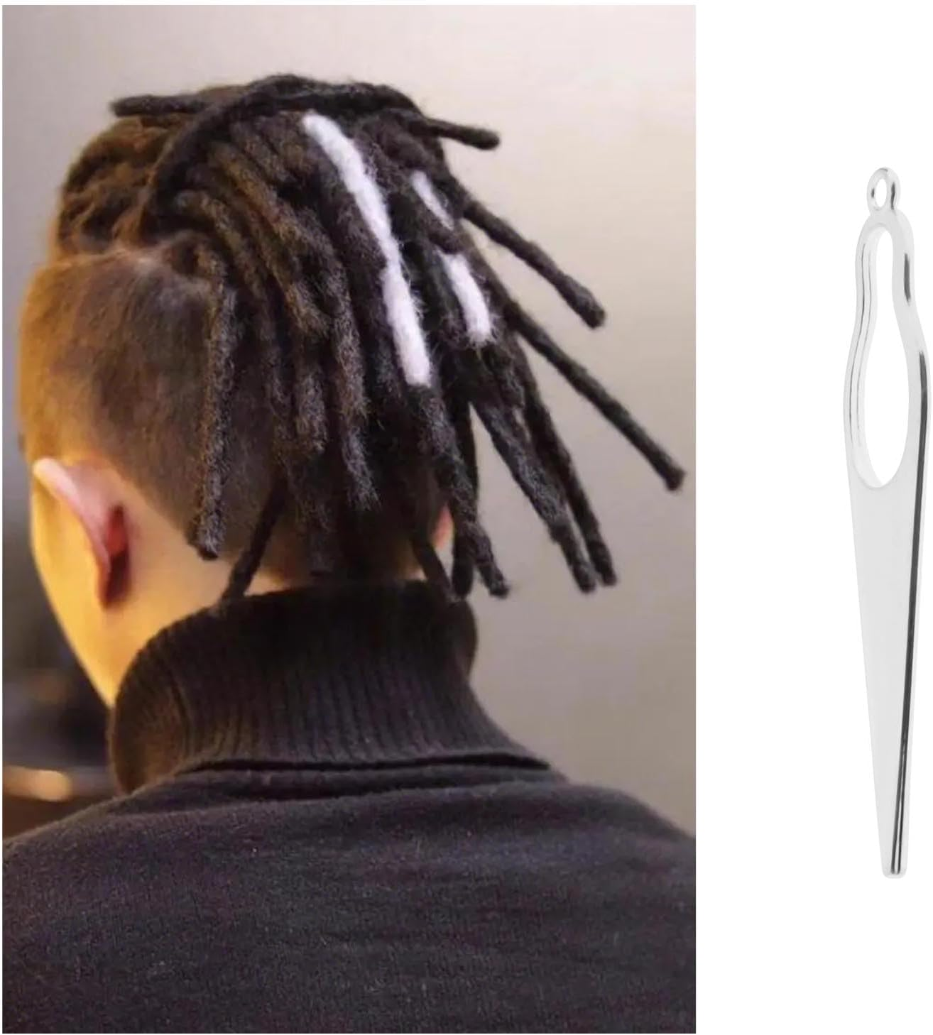 Emagtech 8Pcs Hair Threading Crochet Dreadlocks Extensions Locking Tool - Tight Fitting Accessories Interlocking Tools image number 6