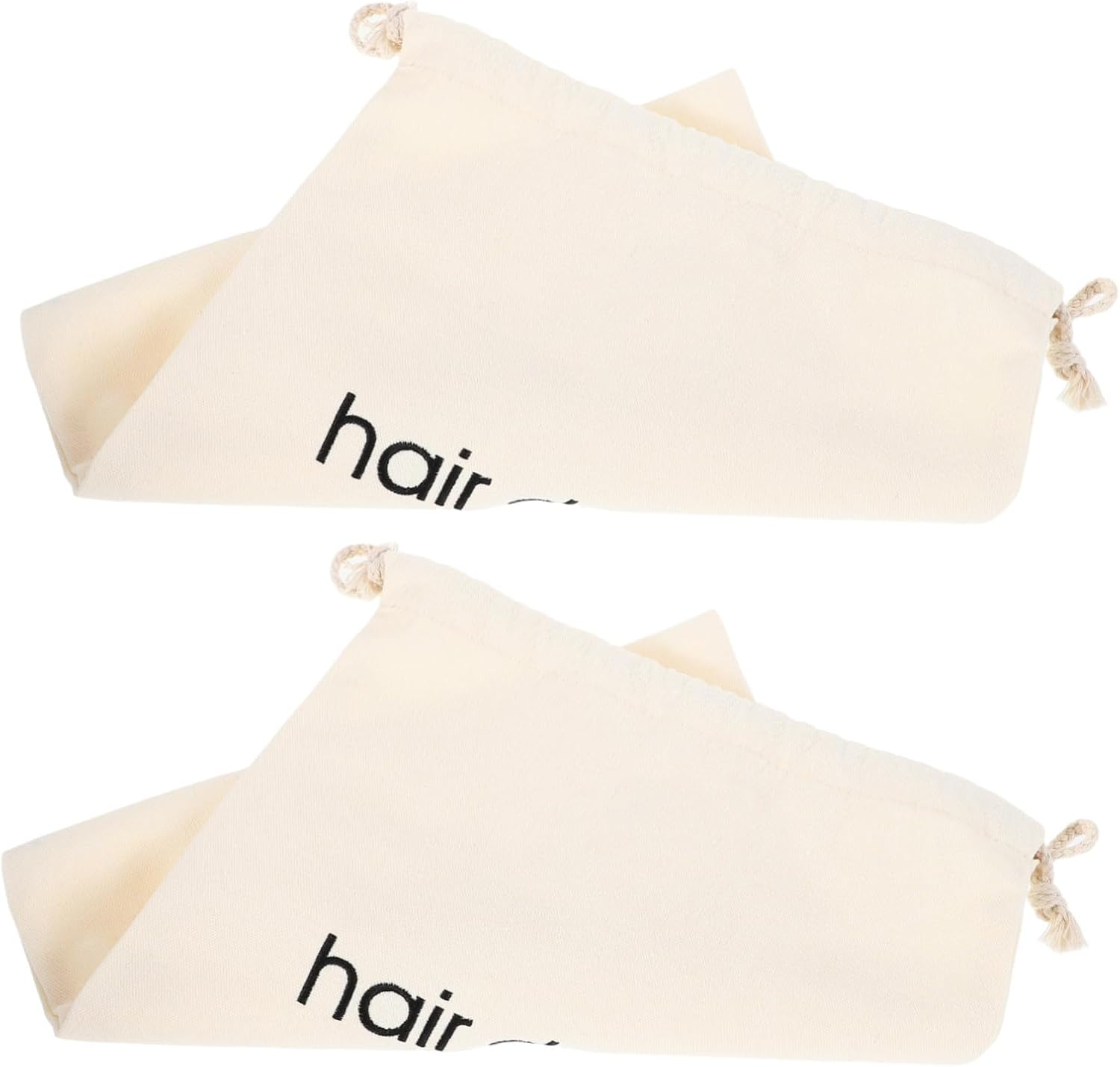 2Pcs Hair Dryer Bag Cotton Canvas Drawstring Case Travel Storage Bags for Hair Tools Large Capacity for Hotel Home image number 4