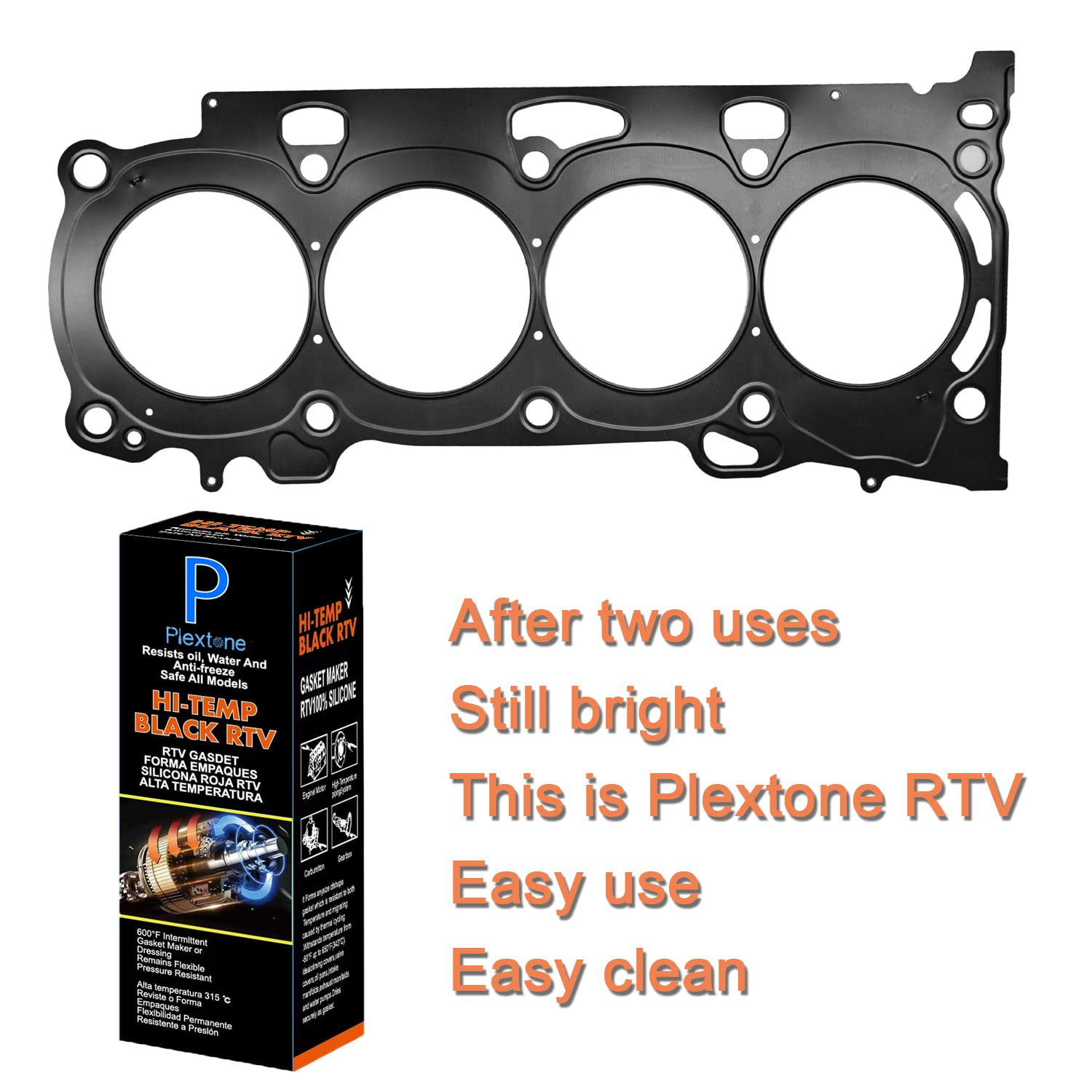 Silicone Engine Repair Gasket Seal Maker High Temperature Heat Resistant from -80&ordm;f to 600&ordm;f image number 1