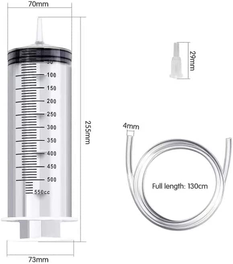 500Ml Large Syringe with 31.5 Inch Tube image number 3